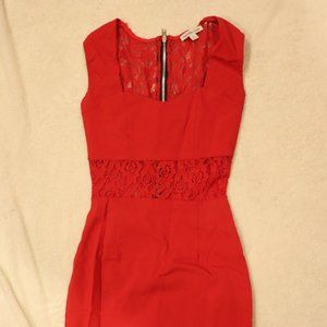 Red Dress w/ Lace